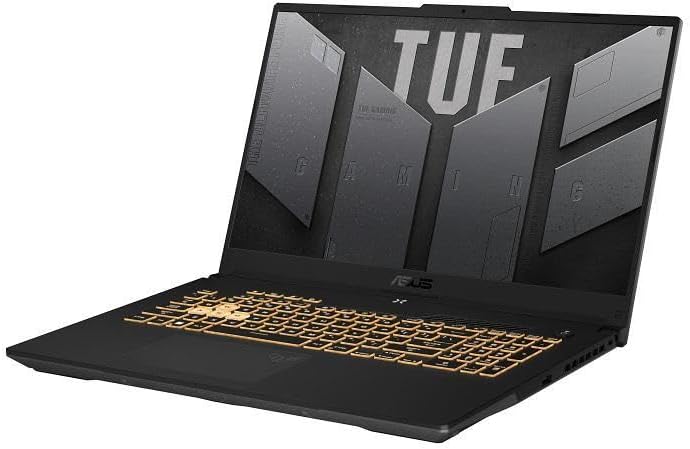 ASUS TUF Gaming F17 (2023) Gaming Laptop, 17.3” FHD 144Hz Display, GeForce RTX 3050, Intel Core i5-12500H, 16GB DDR4, 512GB PCIe SSD, Wi-Fi 6, Windows 11, FX707ZC-ES53,Mecha Gray : Electronics