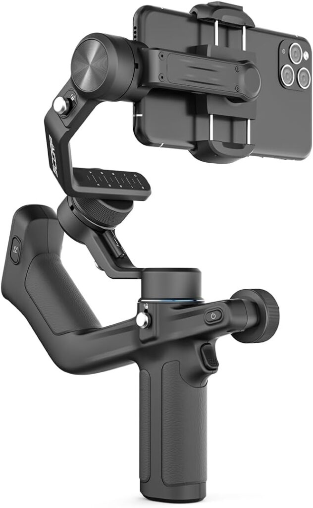 FeiyuTech Mini P Gimbal Stabilizer with Zoom Knob for Smartphone 3-Axis Handheld Gimbal for iPhone 14 13 Pro Max Plus 12 X Xs Xr Cell Phone