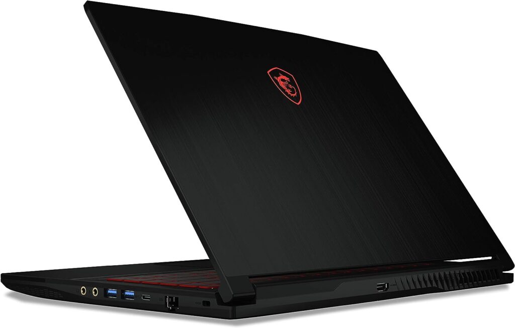 MSI GF63 Thin 11SC-693 15.6 Gaming Laptop, Intel Core i5-11400H, NVIDIA GeForce GTX 1650, 8GB Memory, 256GB NVMe SSD, Windows 11