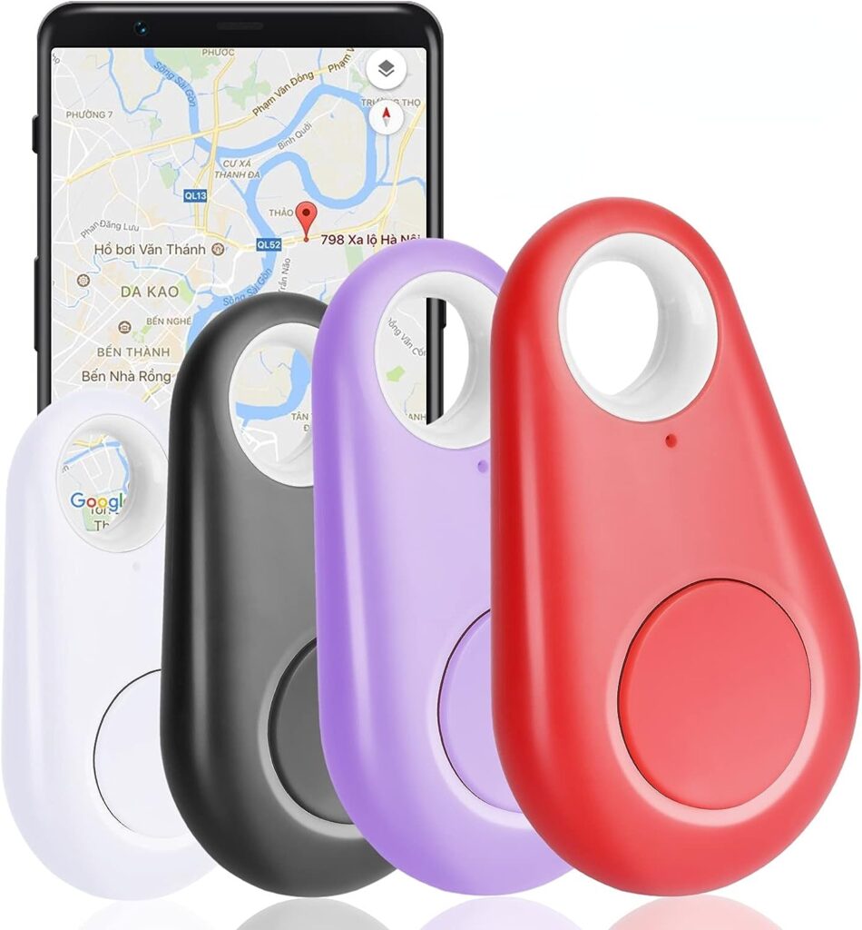 Smart Tracker 4 Pack, Key Finder Locator Wireless Anti Lost Alarm Sensor Device Remote Finder, for Kids Locating Phone Keys Wallets Luggage Item Finder