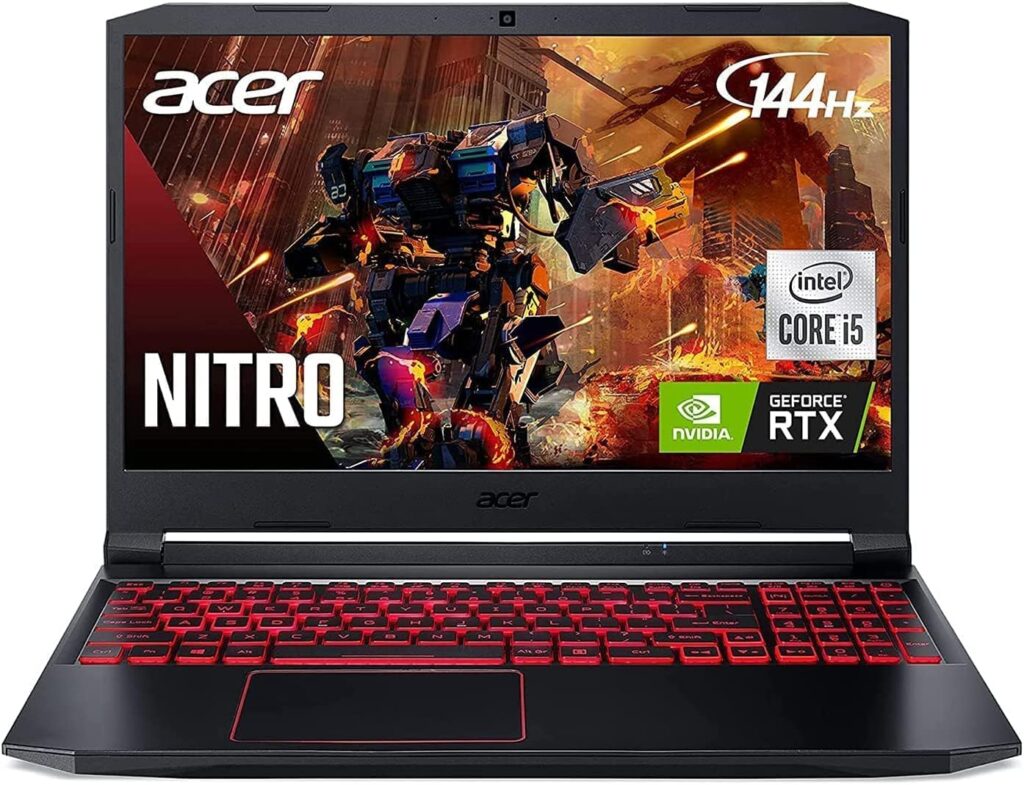 acer Nitro 5 Gaming Laptop 15.6 FHD 144Hz, Intel Core i5-11400H(up to 4.5GHz), GeForce RTX 3050 Ti, 16GB RAM 1TB PCIe SSD, WiFi6 Backlit Keyboard w/Mousepad