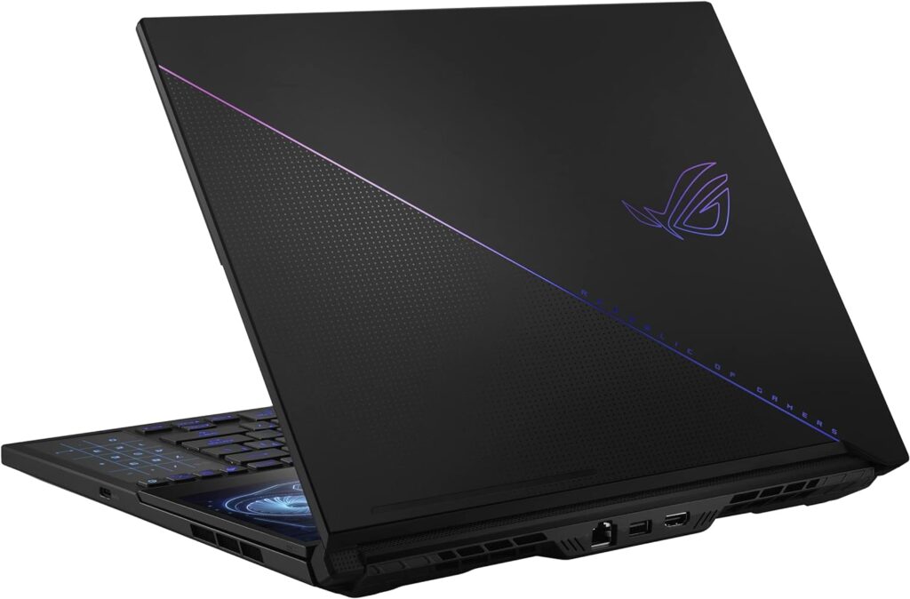 ASUS ROG Zephyrus Duo 16 (2022) Gaming Laptop, 16” Mini LED 240Hz/3ms, QHD 16:10 Display, 100% DCI-P3, NVIDIA GeForce RTX 4080, AMD Ryzen 9 7945HX, 32GB DDR5, 1TB SSD, Windows 11 Pro, GX650PZ-XS96