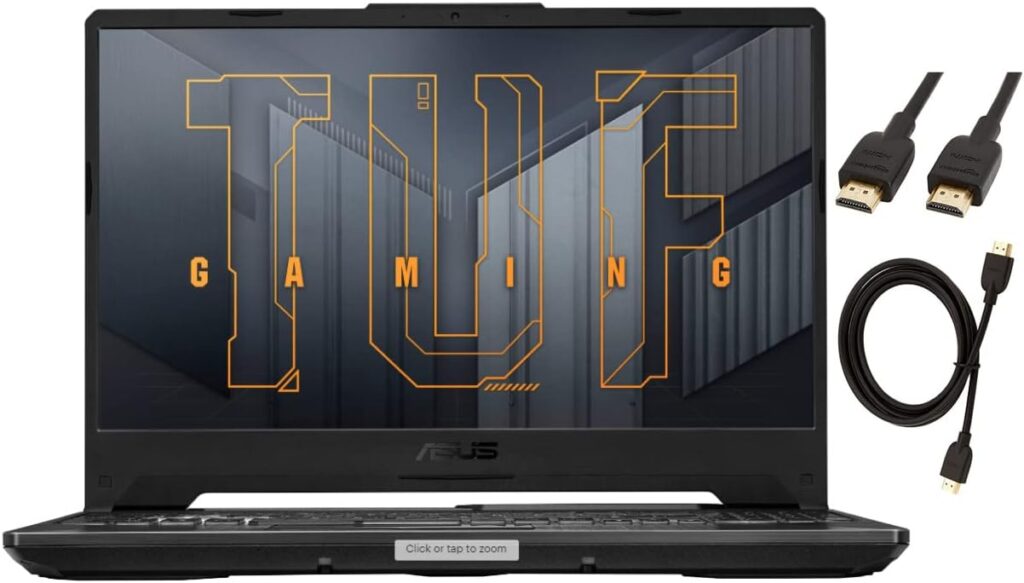 ASUS TUF 15.6 144Hz FHD Gaming Laptop | Intel Core i5-11400H | NVIDIA GeForce RTX 3050 | Backlit Keyboard | Windows 11 | Grey (Gray, 8GB DDR4 | 512GB SSD)