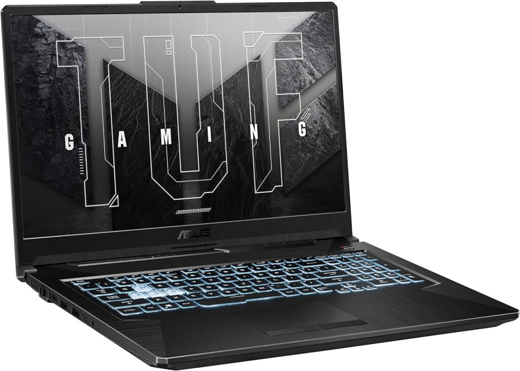 ASUS TUF F17 Gaming Laptop, 17.3  144Hz FHD IPS-Type Display, Intel Core i5-11400H Processor, GeForce RTX 3050, 8GB DDR4 RAM, 512GB PCIe SSD, Wi-Fi 6, Windows 11 Home, FX706HCB-ES51,Graphite Black