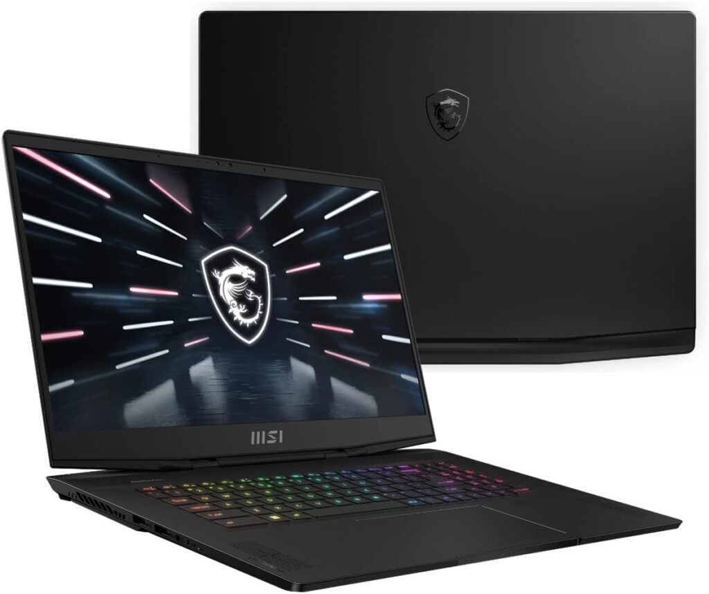 EXCaliberPC 2022 MSI Stealth GS77 12UHS-040 (i9-12900H, 64GB RAM, 2TB NVMe SSD, RTX 3080Ti 16GB, 17.3 4K UHD, Windows 11 Pro) Gaming Laptop