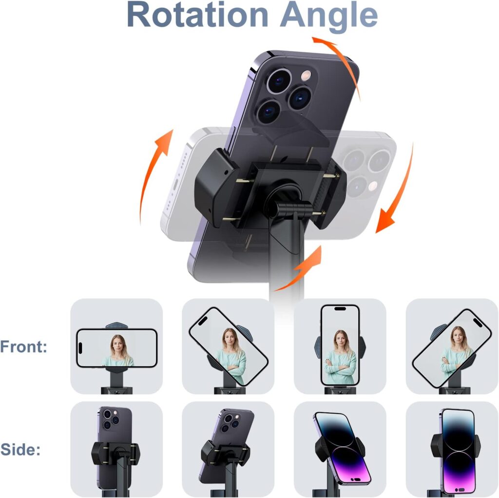 JOYTRIP Auto Tracking Phone Holder,Built-in AI-Power Camera and Image Processor,360 °Rotation Tracking System,for Live Streaming,Vlogging,and Video Social Media