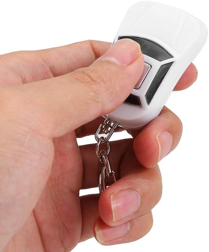 Key Finder, Home Mini Key Car-Shape Anti-Lost Tracer Locator with LED Flashlight Suitable for Key Wallet Cellphone