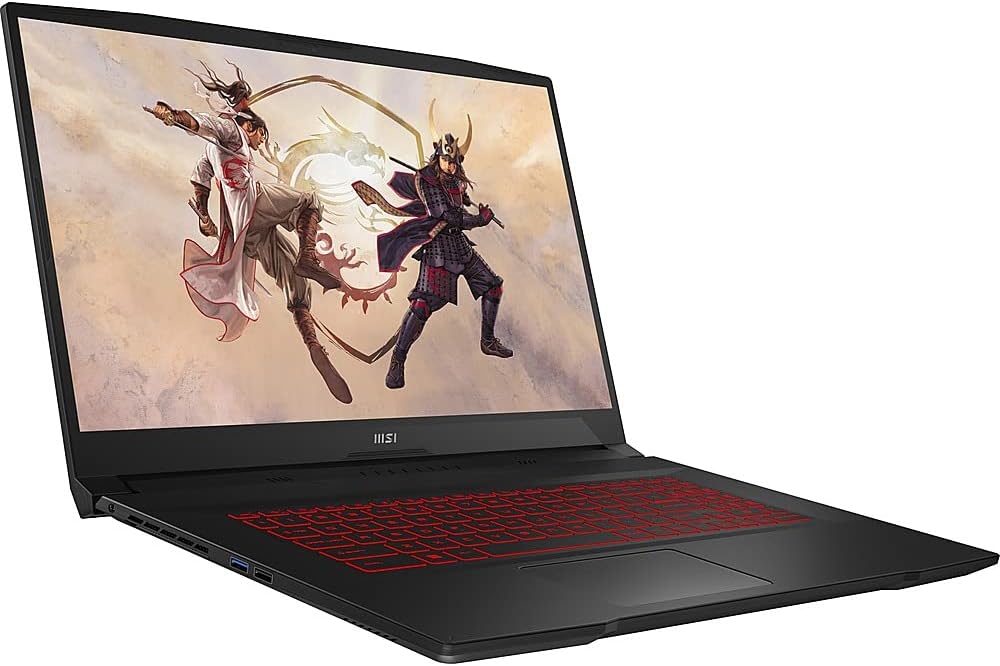 MSI 2022 GF76 Katana 17.3 144 Hz FHD Gaming Laptop 12th Intel i7-12700H 14-Core 16GB DDR4 1TB NVMe SSD NVIDIA GeForce RTX 3060 6GB Backlit Keyboard DTS Audio Windows 11 Pro WiFi 6 w/RATZK 32GB USB