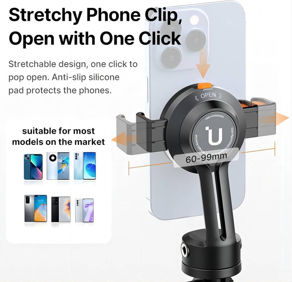 ULANZI Magnetic Cell Phone Tripod, Compatible with MagSafe, SK-05 Phone Tripod 62.99 Extendable Magnetic Selfie Stick Tripod Stand with Wireless Remote, Tripod for iPhone 14 13 12  All Phones